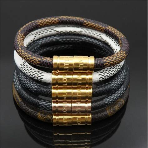 louis vuitton keep it bracelet replica|louis vuitton leather bracelet sizing.